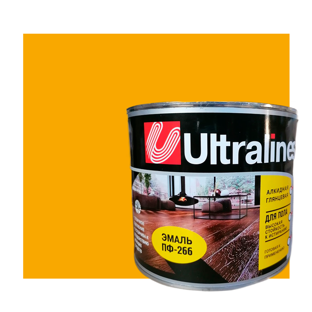 Эмаль ПФ-115 "ULTRA LINES" ЖЕЛТАЯ 2,6кг