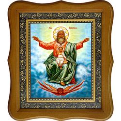 Господь Саваоф. Икона на холсте.