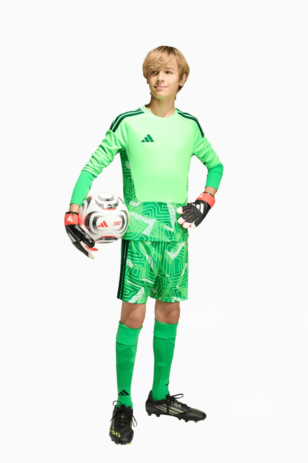 Вратарские шорты adidas Tiro 26 Competition GK Детские - зеленый