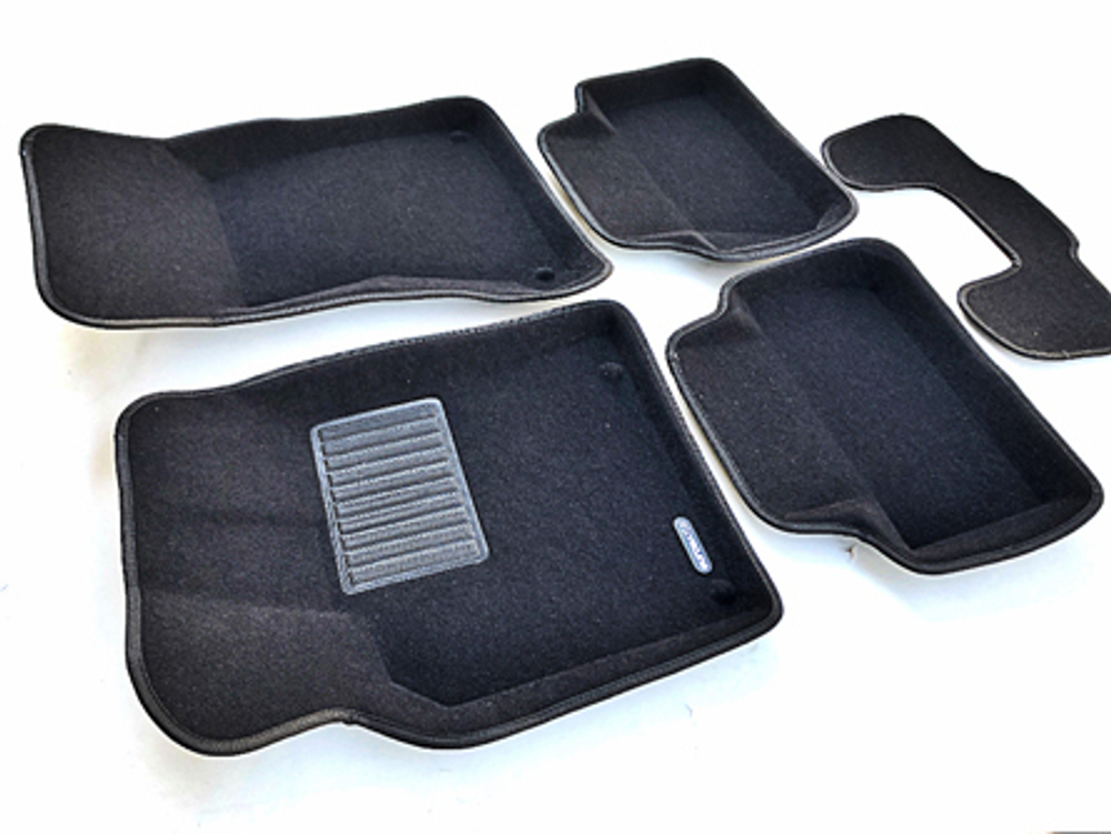 Коврики салона для PORSCHE Macan (2014-) Euromat 3D Business черные. Арт. EMC3D-004103