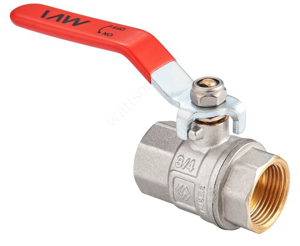 Кран шаровый 3/4" Вн./Вн. Premium прямой ручка MVI