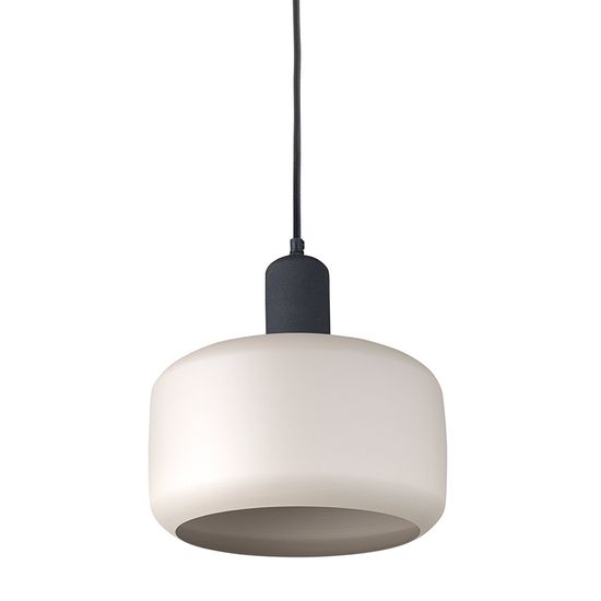 Светильник подвесной juko, D28х32 см, черный/бежевый