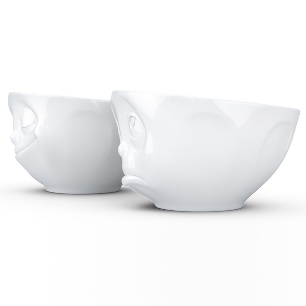 Набор чаш Happy & Oh please, 200 мл, белый, 2 шт.