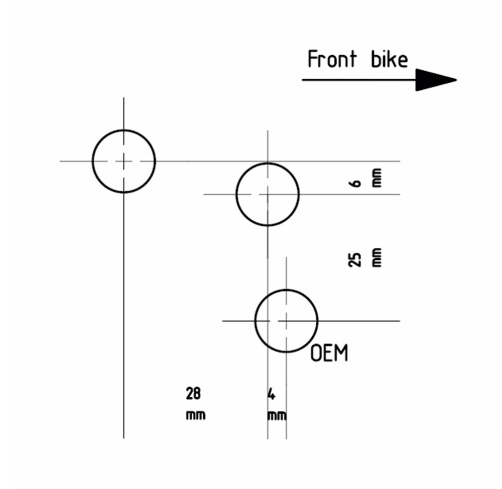 Ducati Performance Регулируемый педальный узел Streetfighter V2 (2025+) 96282201AA