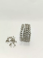 Гвоздевая лента "Матовое Серебро" молдинги для мебели