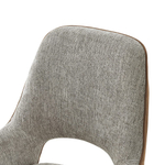 Стул DC-2012-1 бежевый/коричневый вращающийся