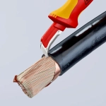 Нож для удаления изоляции 155 мм Knipex 98 55