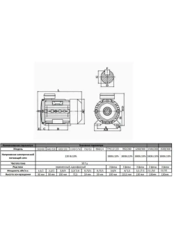 Электродвигатель 220в 3квт для компрессора 600/100