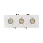 DK3023-WH Встраиваемый светильник, IP 20, 10 Вт, GU5.3, LED, белый, пластик