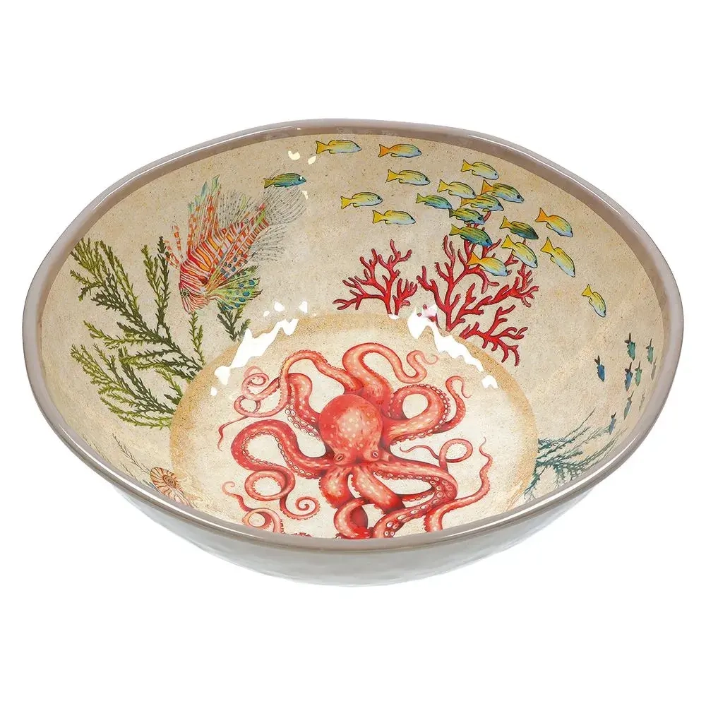 Rose&Tulipani Салатник Sea Life 36 см круглый меламиновый