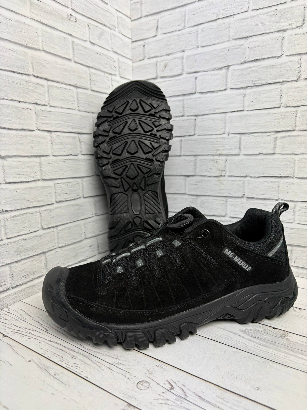Тактические кроссовки с диском M6-MERLLE / Весна / Черный