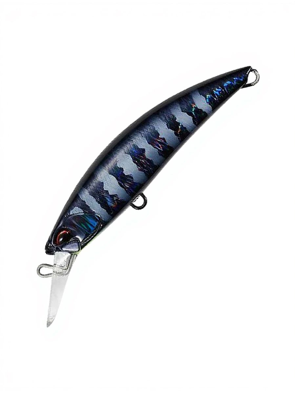 Воблер для рыбалки DUO Rough Trail Blazin 70, ANAZ173 Sagoshi Blue Pink Zebra, 70 мм, 20 г, быстро тонущий, минноу
