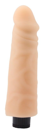 Телесный вибратор-реалистик 7.5 Vibrating Cock No.06 - 18,5 см. (Цвет: телесный)