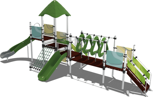 Детский городок Тортуга (комплектация 2, паттерн Papercut)