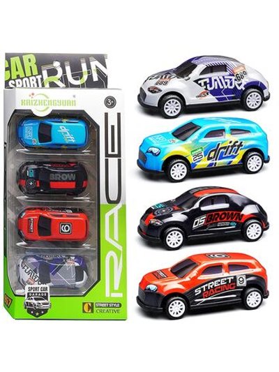 Игровой набор машин Бумеранг сити 4шт (KZ957-015)