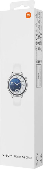 Смарт-часы Xiaomi Watch S4,  41мм,  1.32",  белый/серебристый