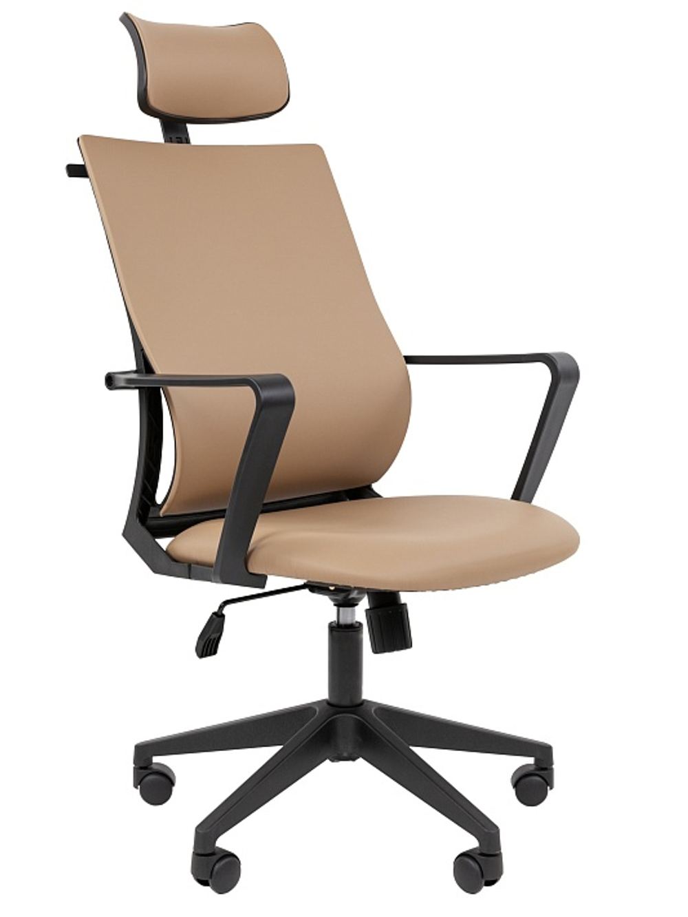 Офисное кресло CHAIRMAN 545 с подголовником, экокожа