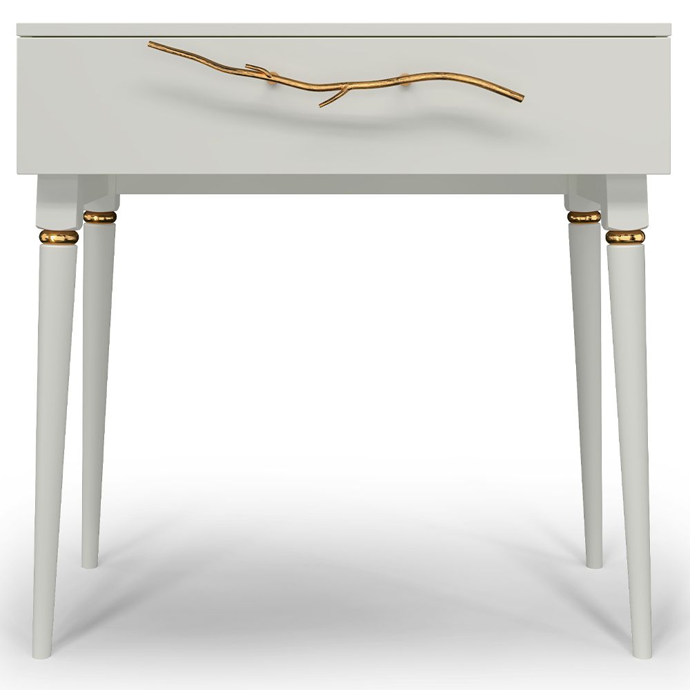 Консоль Арт Колор matte Классик Голд Белый опал матовый