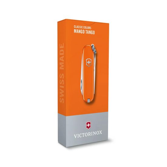Складной нож Victorinox 0.6223.83G Mango Tango c клинком из стали X55CrMo14, рукоять алюминиевый сплав Alox