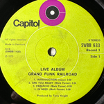 Grand Funk ‎– Live Album 2LP (Дания 1970г.)