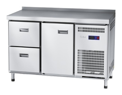 Стол холодильный Abat СХС-60-01 (дверь, ящики 1/2, борт)