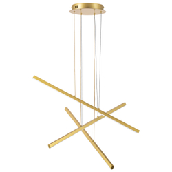 739132 Люстра PALLA 36W LED 1620LM ЗОЛОТО 3000K