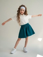 Шорты юбка для девочки, плотные