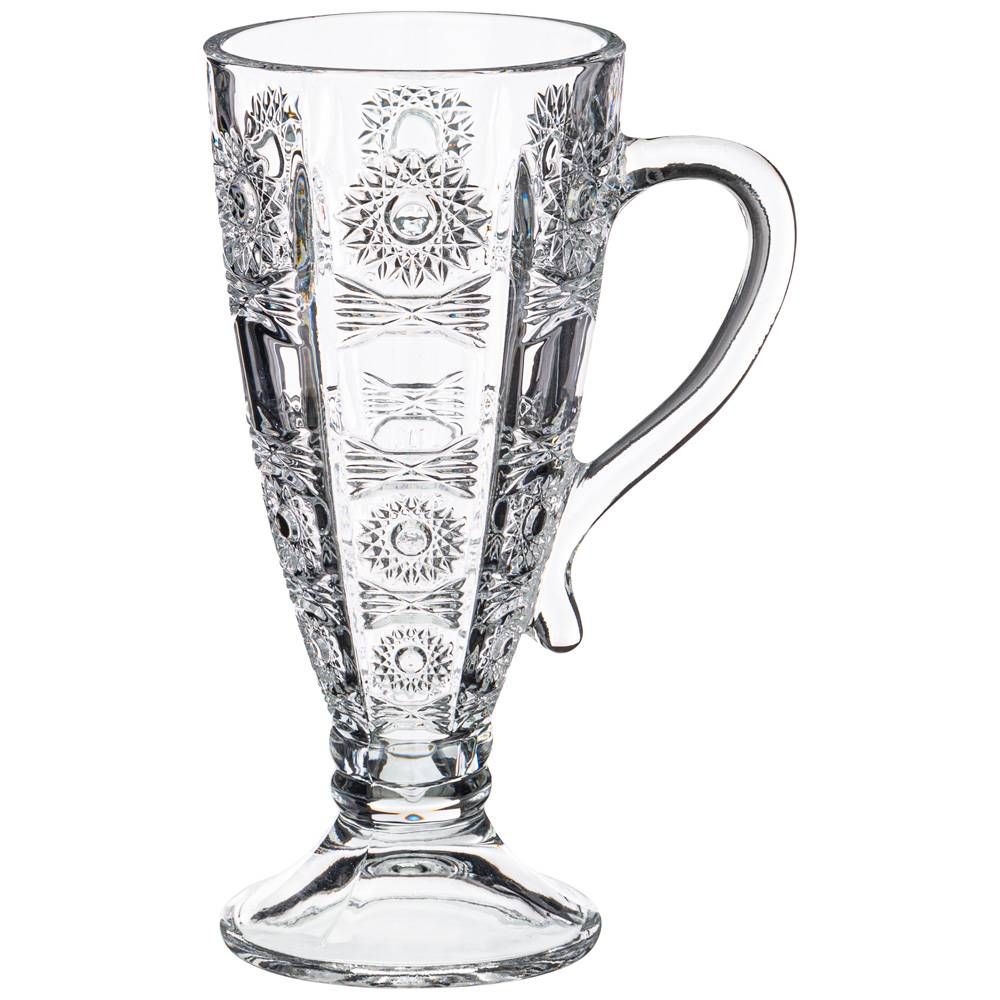 НАБОР ИЗ 4-Х КРУЖЕК "MUZA CRYSTAL" 250 МЛ. ВЫСОТА=16,5 СМ. (КОР=12НАБ.)