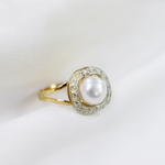 Кольцо с жемчугом