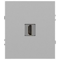 Розетка ЭРА Arktik 16-3114-03 HDMI алюминий | Эра Arktik