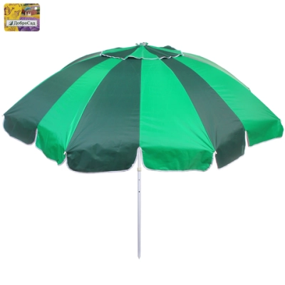 Зонт пляжный D=240см, h-220см «Эдем» с защитой от нагрева, ДоброСад