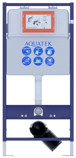 INS-0000001 AQUATEK STANDART 51 МОНТАЖ РАМА ДЛЯ ПОДВ УНИТАЗА1130*510*100