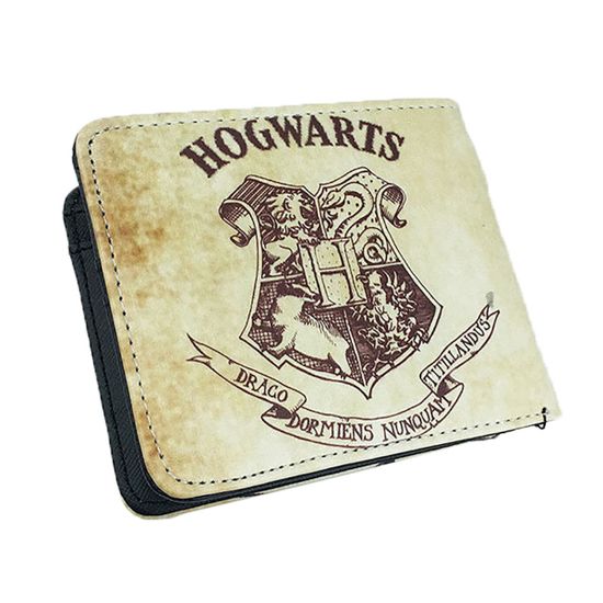Кошелек-картхолдер Гарри Поттер Герб и гербовая печать, р-р 11х9,5см (слоновая кость)