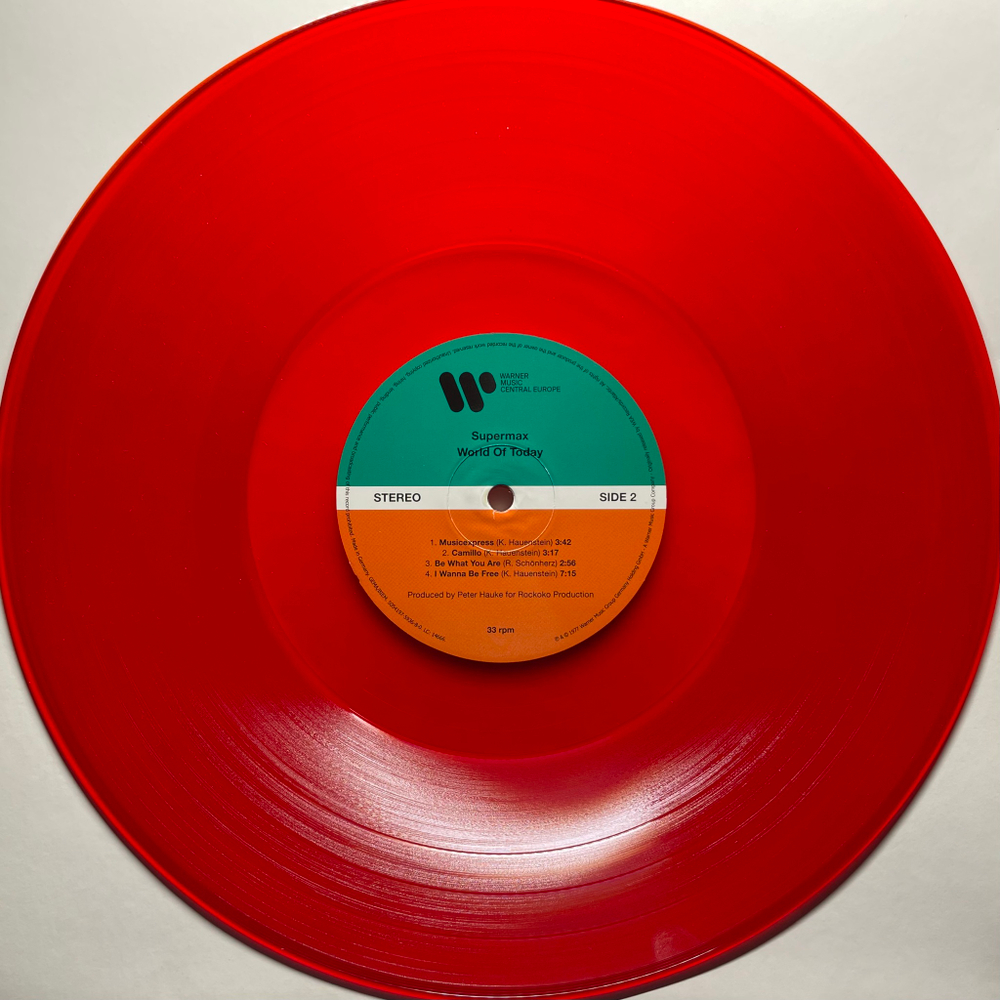 Supermax ‎– World Of Today (Германия 2023г.) Red