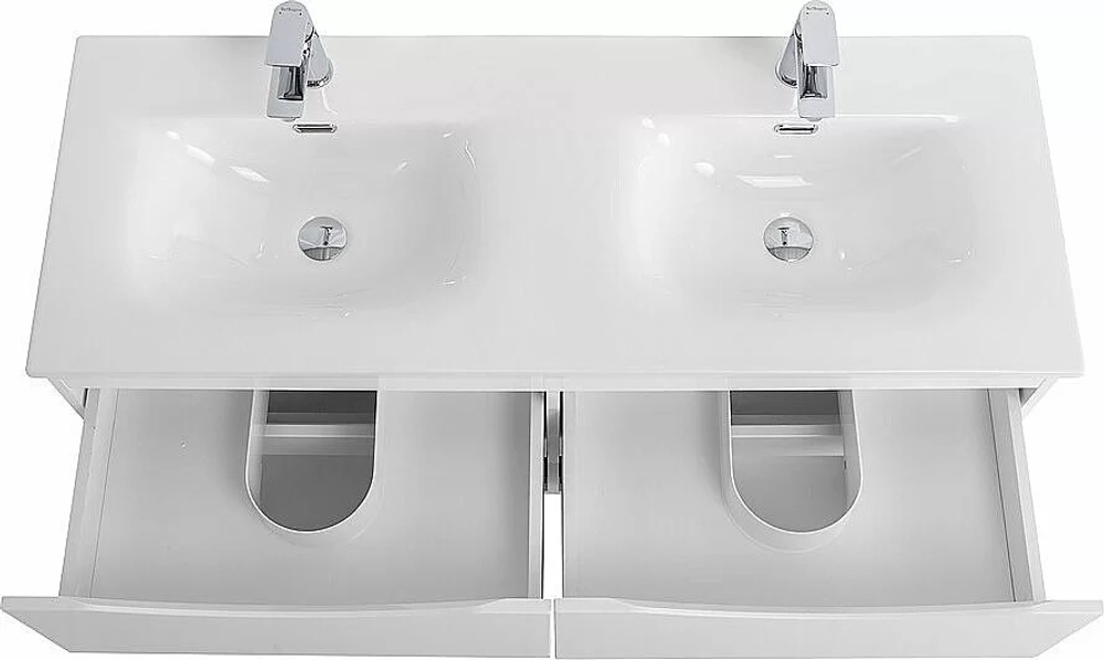 Тумба с раковиной BelBagno MARINO-CER-N-1200-4C-SO-BL-P Bianco Lucido
