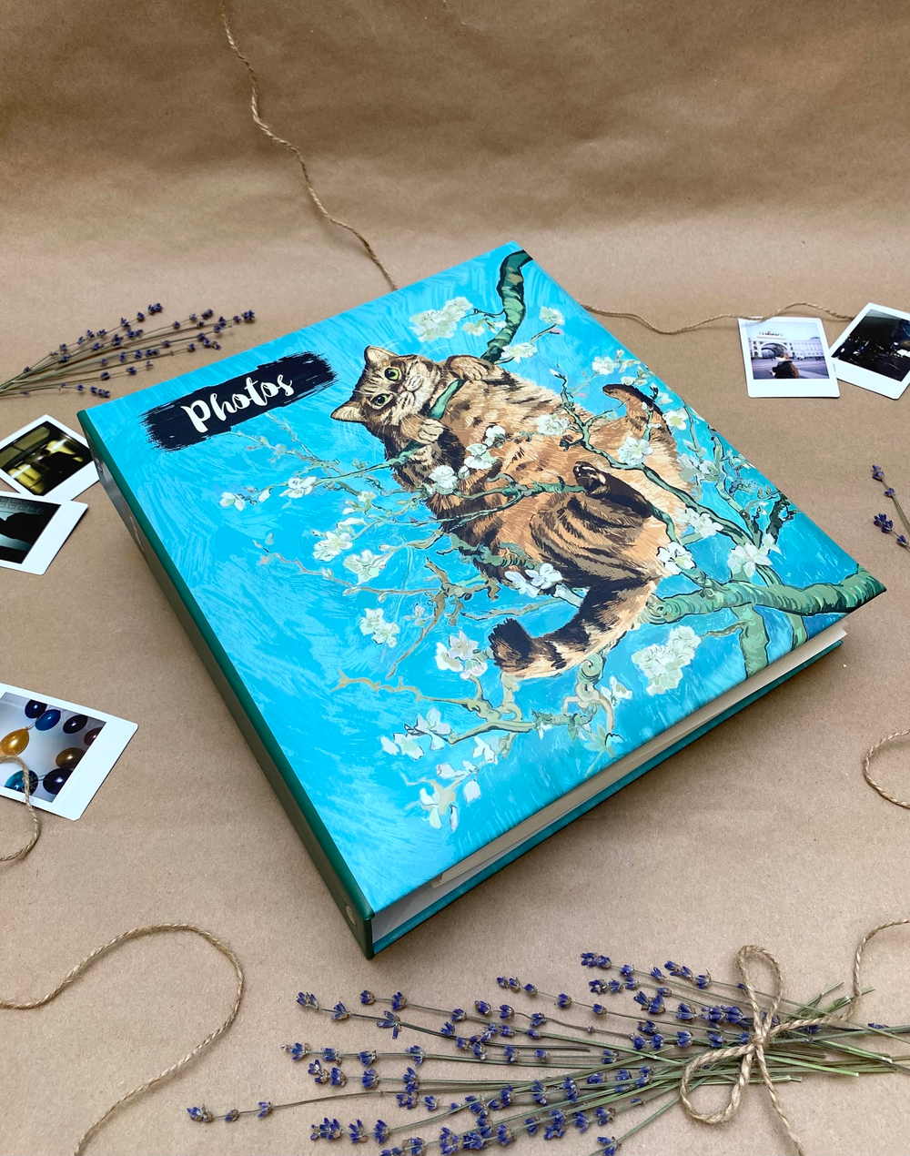 Фотоальбом на 50 магнитных листов 23х28 см, кольца VVG style ВВГ 3