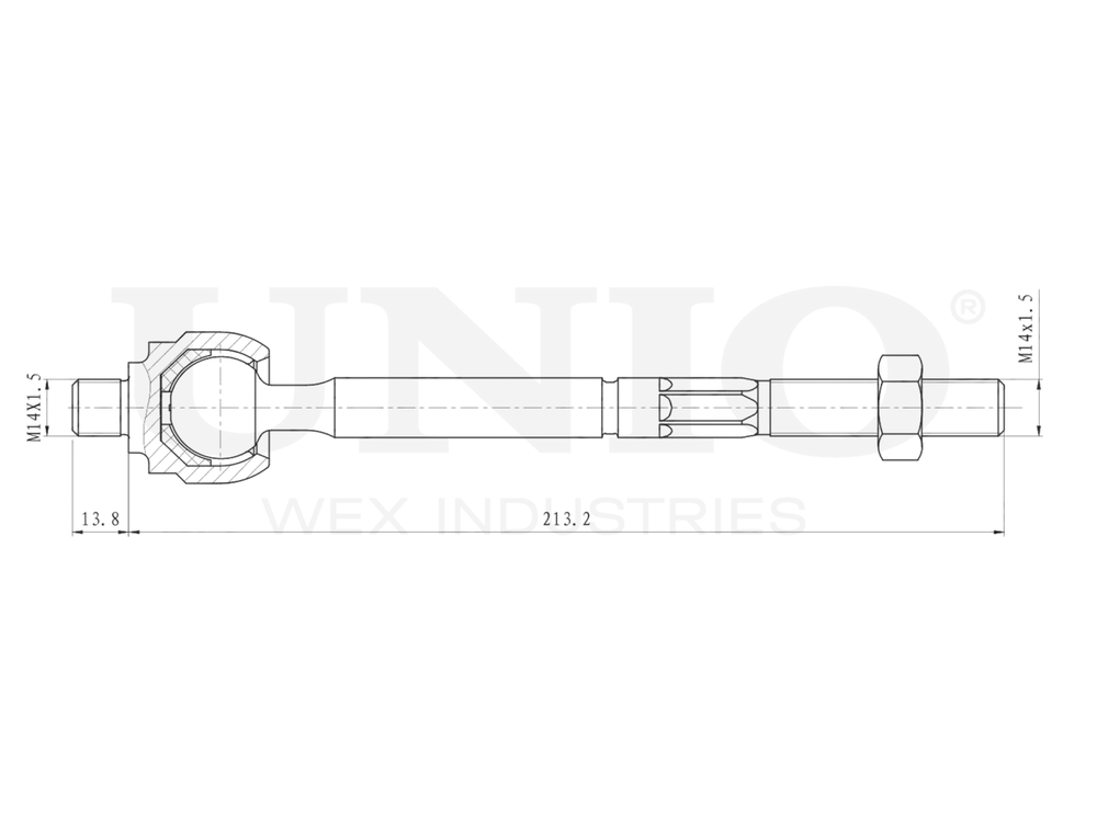 Тяга рулевая UNIO SSP-30045