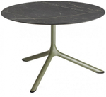 Столик ламинированный кофейный Scab Design Tripe Maxi, оливковый, черный мрамор Сахара