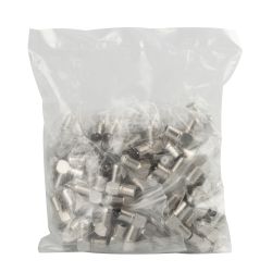 Переходник ЭРА гнездо F-штекер TV угловой упаковка 100 шт. | Разъёмы, переходники, ТВ делители