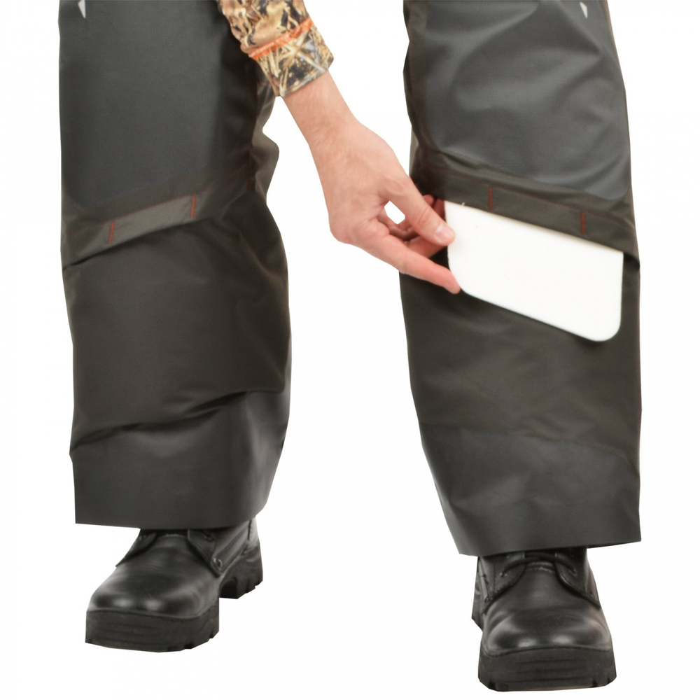 Зимний мужской костюм-поплавок ХСН Rescuer III NEW -45 (Hardguard) Серый (Зеленые молнии)