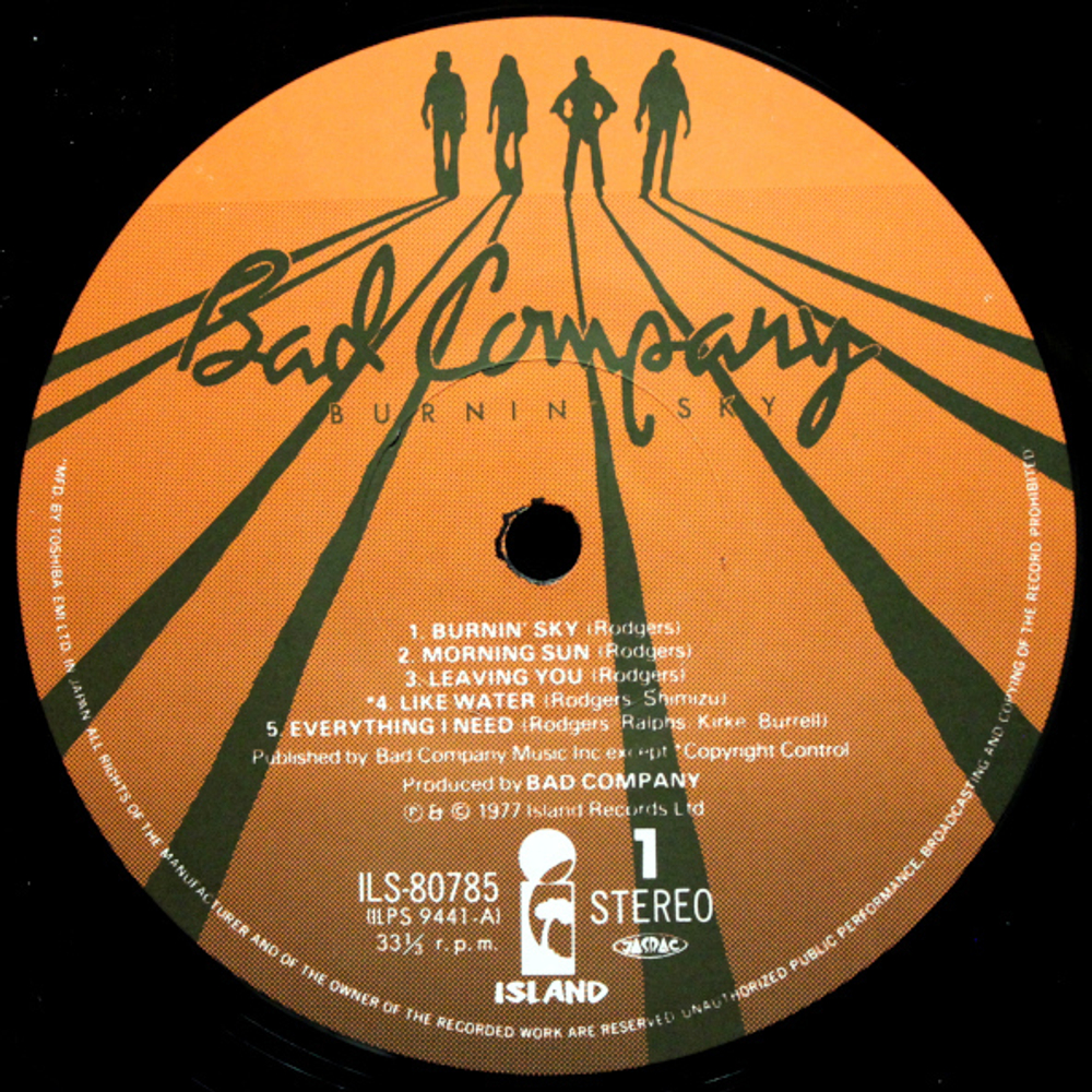 Bad Company / Burnin' Sky (LP)
