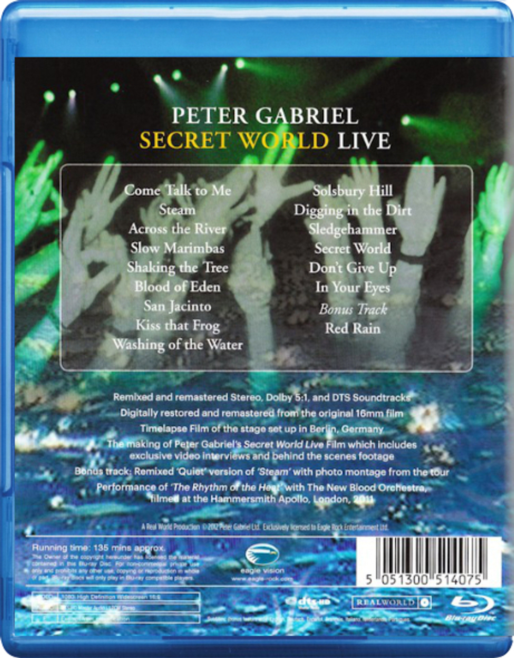 Peter Gabriel / Secret World Live (Blu-ray)