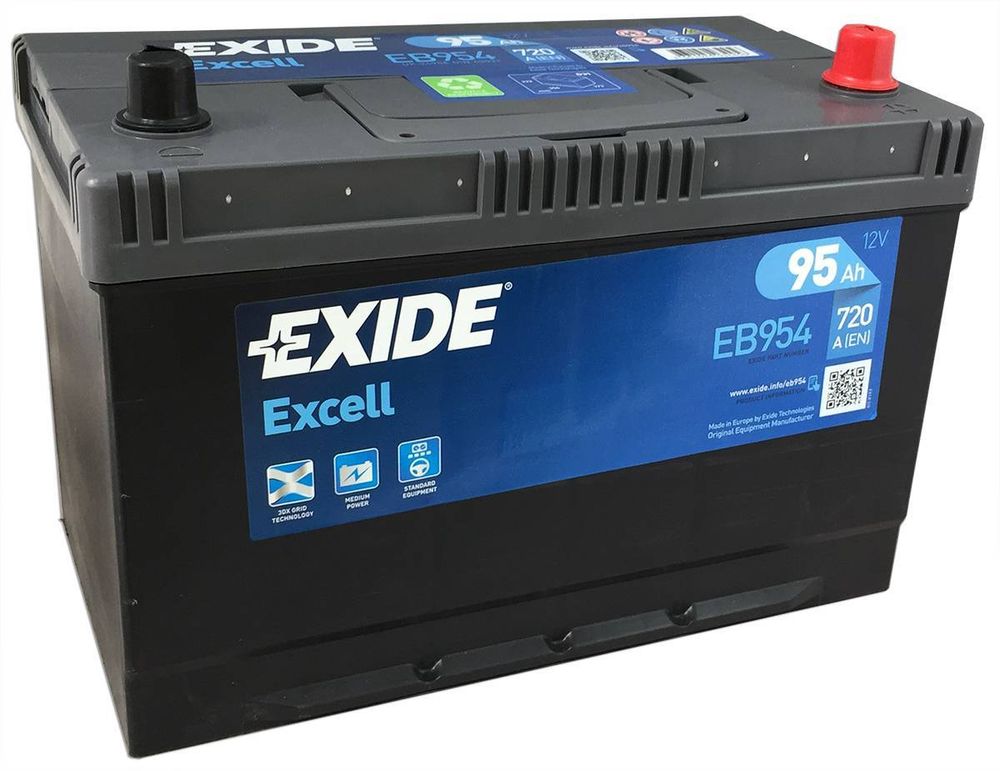 Exide Excell 6CT- 95 ( EB954 / EB955 ) аккумулятор