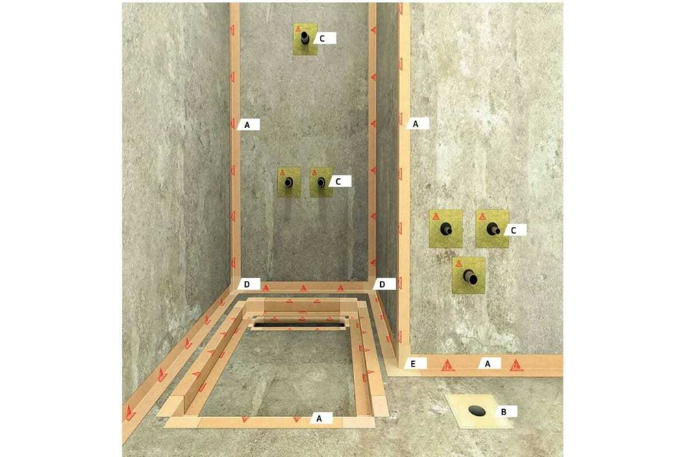 ЛЕНТА ДЛЯ ГЕРМЕТИЗАЦИИ SIKASEALTAPE F WATERPROOFING 10М 1ШТ