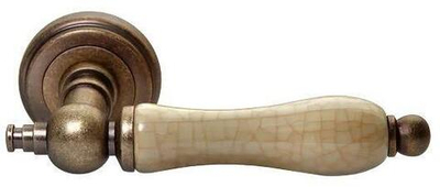 Ручка дверная MH-42-CLASSIC старая мат.бронза/шампань