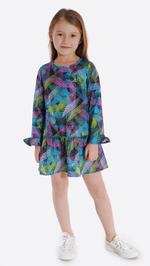 Платье трикотажное для девочки 4-8 лет Fleur de Vie