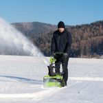 Снегоуборщик аккумуляторный бесщеточный Greenworks GD40STX2, 40V, 51 см, без АКБ и ЗУ (2603407)