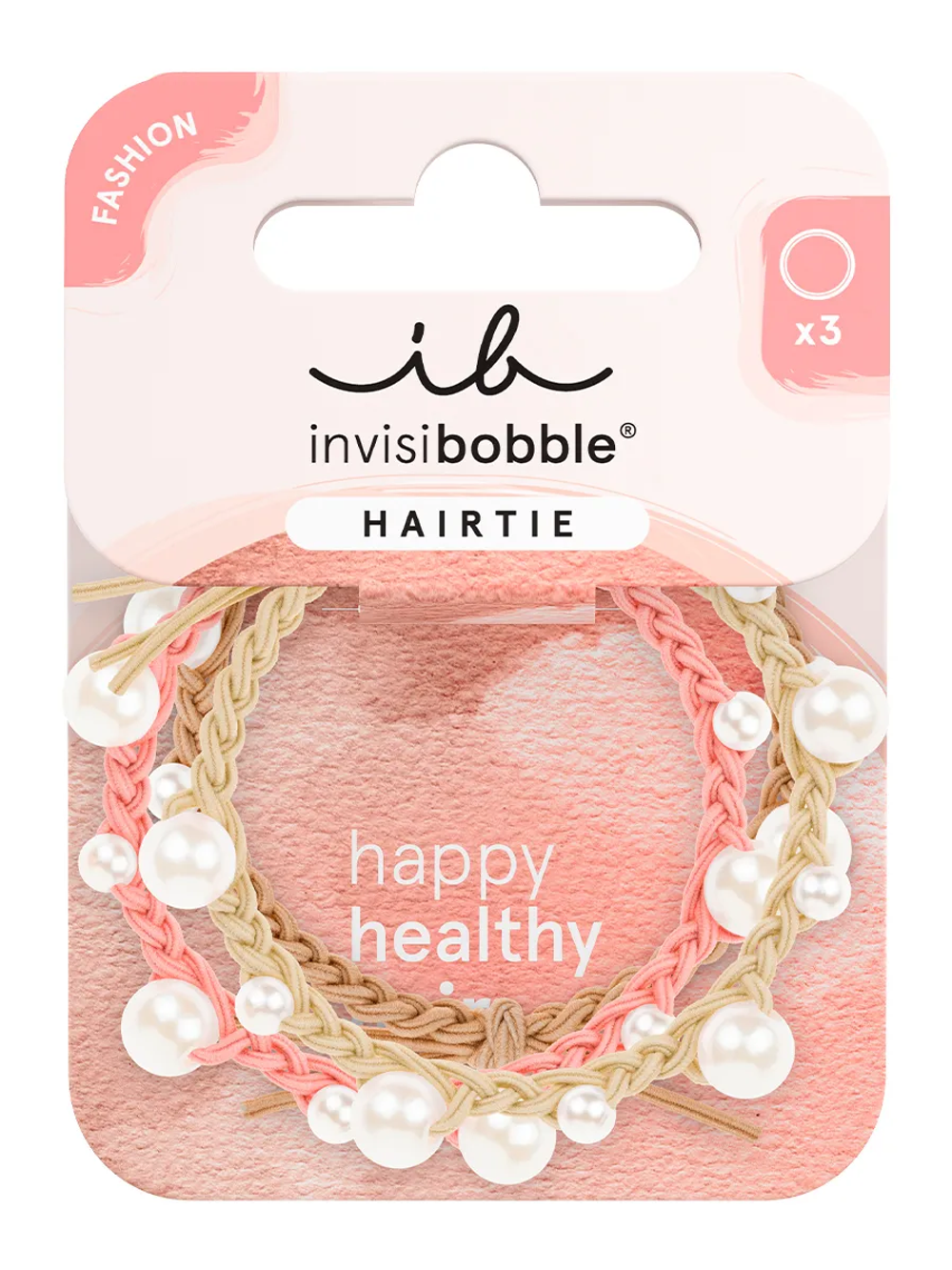 Резинка для волос эластичная invisibobble HAIR TIE Princess Pearl