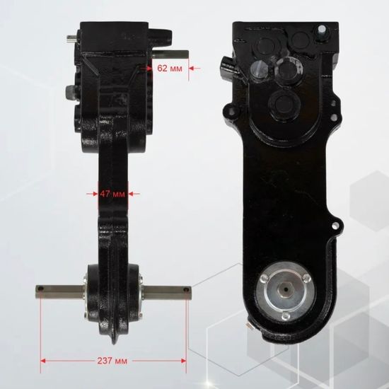 Редуктор в сборе на МКР403 (3 вперед)