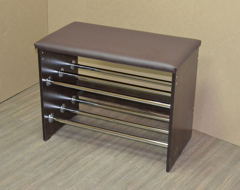 Обувница открытая венге темный